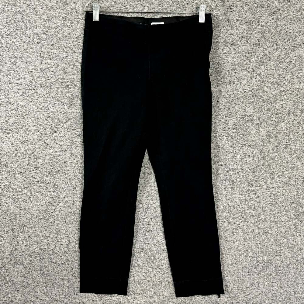 COS Women's Size 8 Black Side Zip Slim Leg Ankle Zip Stretch Pants